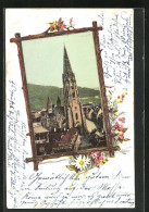 AK Freiburg /Gr.-H. Baden, Münster Im Passepartoutrahmen  - Freiburg I. Br.