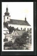 AK Podborany, Ortspartie Mit Kirche  - Czech Republic