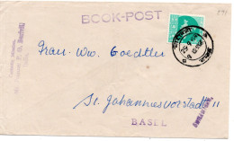 78427 - Indien - 1958 - 8P Landkarte EF A DrucksBf ... -> Schweiz - Storia Postale