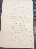 Soth Vietnam Letter-sent Mr Ngo Dinh Nhu -year-26 /9/1953 No-190- 1pcs Paper Very Rare - Documents Historiques