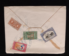 C) 1950, PANAMA, INTERNAL MAIL ENVELOPE WITH MULTIPLE STAMPS. - Amerika (Varia)