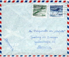 78429 - Chile - 1960 - $200 Luftpost MiF A LpBf SANTIAGO -> Westdeutschland - Chili