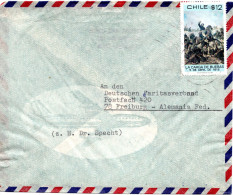 78430 - Chile - 1980 - $12 Schlacht Von Bueras EF A LpBf SANTIAGO -> Westdeutschland - Chili