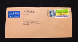 C) 1971, AUSTRALIA, AIR MAIL, ENVELOPE SENT TO THE UNITED STATES. DOUBLE STAMP. XF - Other & Unclassified