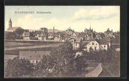 AK Warnsdorf / Varnsdorf, Göthestrasse Mit Kirche  - Tschechische Republik