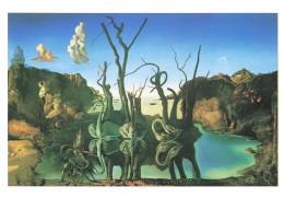 CPM Salvador Dali-Cygne Reflétant Des éléphants         L2898 - Peintures & Tableaux