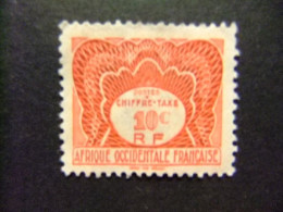 56 AFRIQUE OCCIDENTALE FRANCAISE 1947 / SELLO TAX / YVERT TAX 1 (*) - Oblitérés