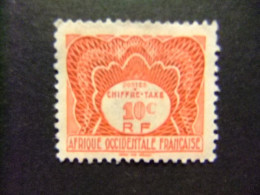 56 AFRIQUE OCCIDENTALE FRANCAISE (A.O.F.) 1947 / SELLO TAX / YVERT TAX 1 (*) - Used Stamps