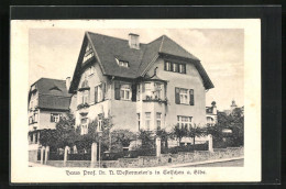 AK Tetschen-Bodenbach / Decin, Haus Des Prof. Dr. Westermeier  - Czech Republic