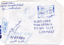 78432 - Libanon - 1983 - Barfrankierter LpBf (Tyros) -> Westdeutschland - Líbano