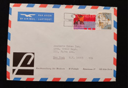 C) 1974, SWITZERLAND, AIR MAIL, ENVELOPE SENT TO THE UNITED STATES. DOUBLE STAMP. XF - Altri & Non Classificati