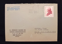 C) 1974, GERMANY, AIR MAIL, ENVELOPE SENT TO THE UNITED STATES. - Sonstige & Ohne Zuordnung