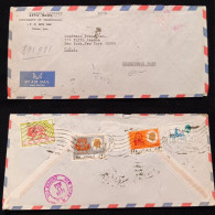 C) 1977, IRAN, AIR MAIL, COVER SENT TO THE UNITED STATES, MULTIPLE STAMPS. XF - Irán