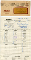 Germany 1940 Cover & Invoices; Leipzig - RAVAG, Rauchwaren-Versteigerungs To Schiplage; 3pf. Hindenburg; Slogan Cancel - Briefe U. Dokumente