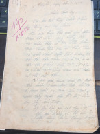Soth Vietnam Letter-sent Mr Ngo Dinh Nhu -year-16 /5/1953 No-190- 4pcs Paper Very Rare - Historische Documenten