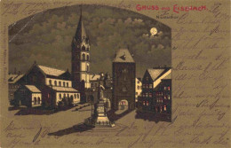 73974674 Eisenach_Thueringen Nicolaitor Kirche Denkmal Im Mondschein - Eisenach