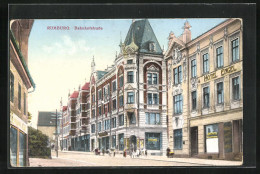 AK Rumburg / Rumburk, Teilansicht Mit Bahnhofstrasse  - Tchéquie