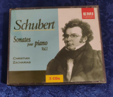 Schubert - Sonates Pour Piano - Volume I - Christian ZACHARIAS - 3 CDs - Klassiekers