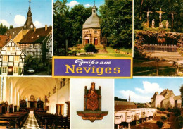 73943325 Neviges_Velbert Ortspartie Kirche Inneres Marienbild Kreuzigungsgruppe - Velbert