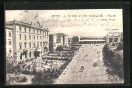Cartolina Milan, Hotel Du Nord Et Des Anglais  - Sonstige & Ohne Zuordnung