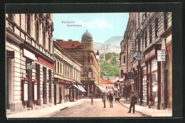 AK Sarajewo, Rudolfstrasse Im Stadtkern  - Bosnia Erzegovina