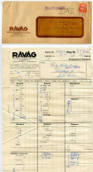 Germany 1936 Cover & Invoice; Leipzig - RAVAG, Rauchwaren-Versteigerungs To Schiplage; 8pf. Hindenburg; Slogan Cancel - Cartas & Documentos