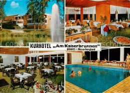 73863581 Brakel Westfalen Kurhotel Am Kaiserbrunnen Gastraeume Hallenbad Brakel  - Brakel