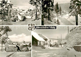 73863559 Schmiedefeld Rennsteig Panorama Teilansicht Blick Zur Kirche Schmiedefe - Autres & Non Classés