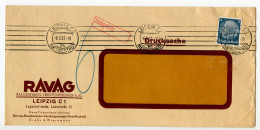 Germany 1937 Cover; Leipzig - RAVAG, Rauchwaren-Versteigerungs To Schiplage; 4pf. Hindenburg - Brieven En Documenten