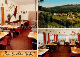 73863487 Raubach Odenwald Cafe Gaststaette Raubacher Hoehe Gastraeume Panorama R - Autres & Non Classés