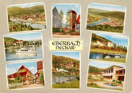 73863440 Eberbach Baden Neckar Neckarpartien Pulverturm Scheuerbergblick Pfarrho - Eberbach