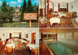 73863392 Neuastenberg Pension Haus Am Gerkenstein Gaststube Hallenbad Neuastenbe - Winterberg