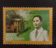 Vietnam Viet Nam MNH SPECIMEN Stamp 2012 : 100th Birth Anniversary Of Ton That Tung (Ms1021) - Viêt-Nam