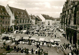 73829826 Freiburg Breisgau Markt Beim Kaufhaus Und Muenster Freiburg Breisgau - Freiburg I. Br.