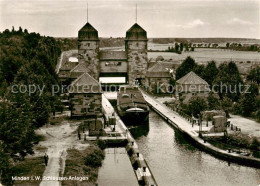 73829701 Minden  Westfalen Weser Schleusen Anlagen  - Minden