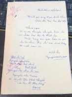 Soth Vietnam Letter-sent Mr Ngo Dinh Nhu -year-25 /8/1953 No-351- 1pcs Paper Very Rare - Historical Documents