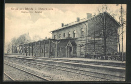 AK Biehla B. Elsterwerda, Oberlausitzer Bahnhof  - Elsterwerda