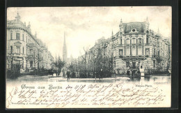 AK Berlin-Mitte, Hansa-Platz Mit Blick Auf Kirchturm  - Mitte