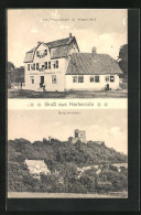 AK Harkerode, Gasthaus Zur Erholung, Burg Arnstein  - Sonstige & Ohne Zuordnung