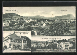 AK Arlen / Baden, Geschäftshaus-Bäckerei Ruprecht, Sanatorium Und Heinrich-Hospital, Gesamtansicht Mit Hohentwiel  - Baden-Baden