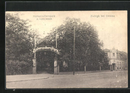 AK Ziebigk / Dessau, Gasthaus Hohenzollernpark, Bes. A. Kohlmann  - Dessau