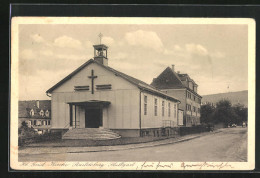 AK Stuttgart, Hl. Geist. Kirche Raitelsberg  - Stuttgart