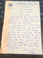 Soth Vietnam Letter-sent Mr Ngo Dinh Nhu -year-1 /8/1953 No-170- 1pcs Paper Very Rare - Historical Documents