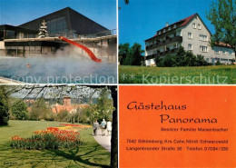 73324232 Schoemberg Schwarzwald Gaestehaus Panorama Wellenbad Kurpark Schoemberg - Sonstige & Ohne Zuordnung