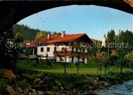 73324157 Bayerisch Eisenstein Haus Grenzwald Partie Am Fluss Brueckenbogen Bayer - Autres & Non Classés