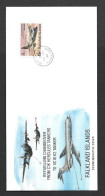 Falkland Islands 1996 Special RAF Refuelling Of Transport Planes Special Commemmorative Cover, 15p RAF Hercules Franking - Islas Malvinas