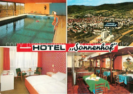 73323576 Leutershausen Hirschberg Bergstrasse Hotel Sonnenhof Hallenbad Restaura - Otros & Sin Clasificación