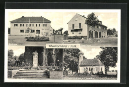 AK Wallersdorf /Ndb., Feuerwehr, Rathaus, Kriegerdenkmal  - Brandweer