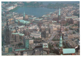 73323551 Hamburg Innenstadt Mit Alster Fliegeraufnahme Hamburg - Andere & Zonder Classificatie