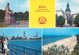 73323535 Riga Lettland Janis-Rainis-Denkmal Dom Strand  Riga Lettland - Letland